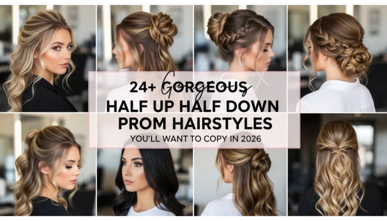prom hair inspo half up half down