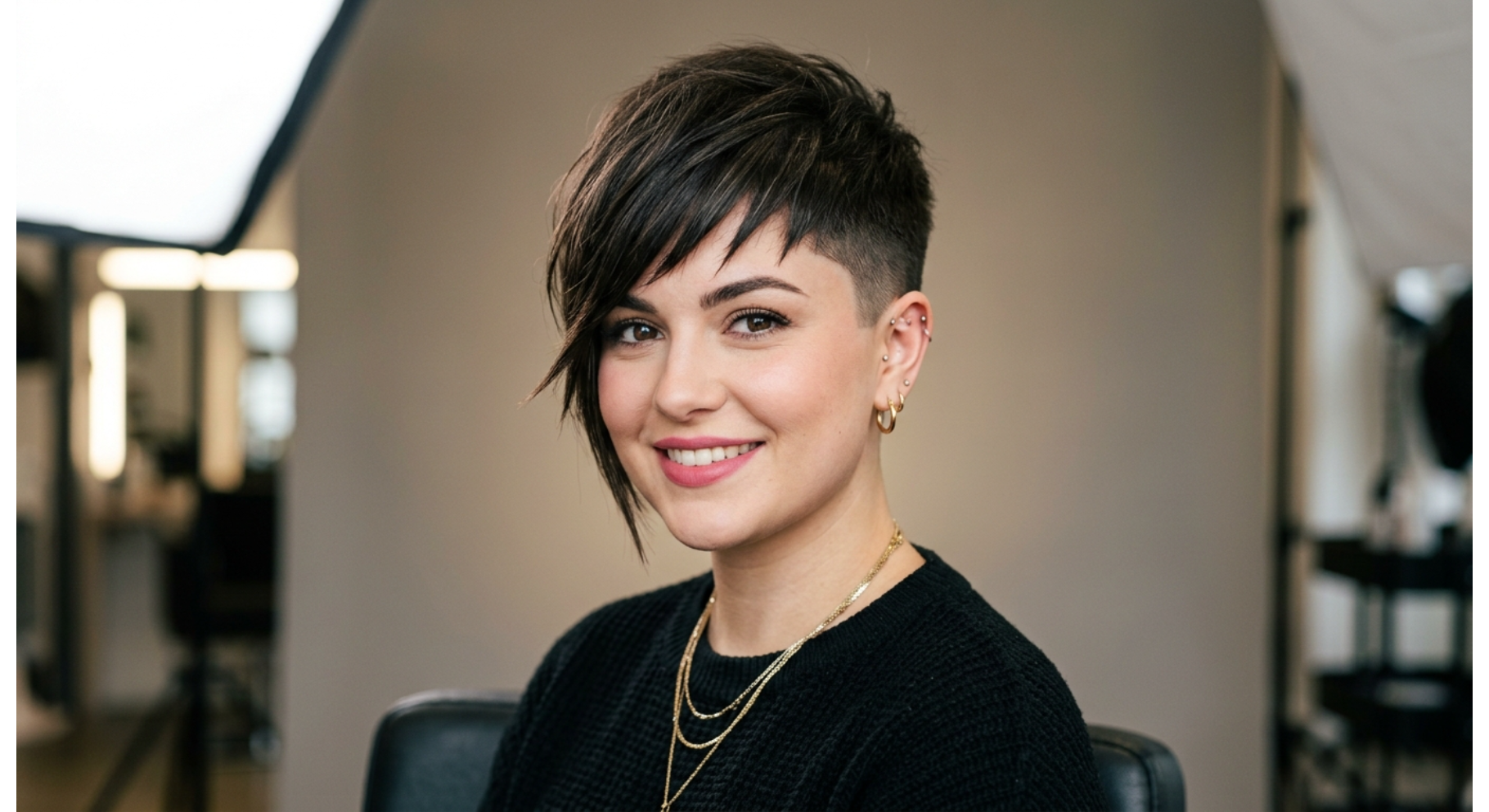 Asymmetrical Pixie Cut