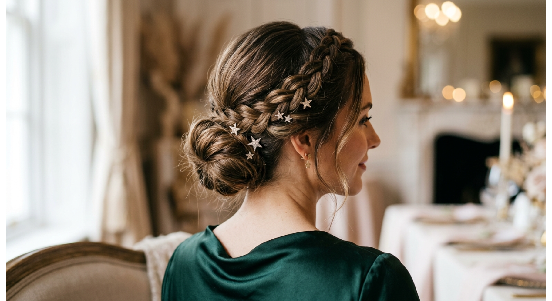 Braided Bun with Twist Detail