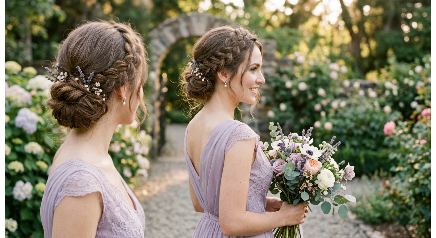Braided Crown Bun
