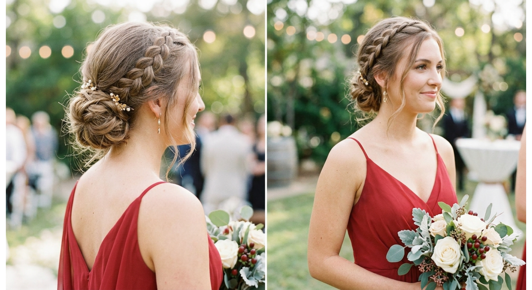 Braided Low Bun