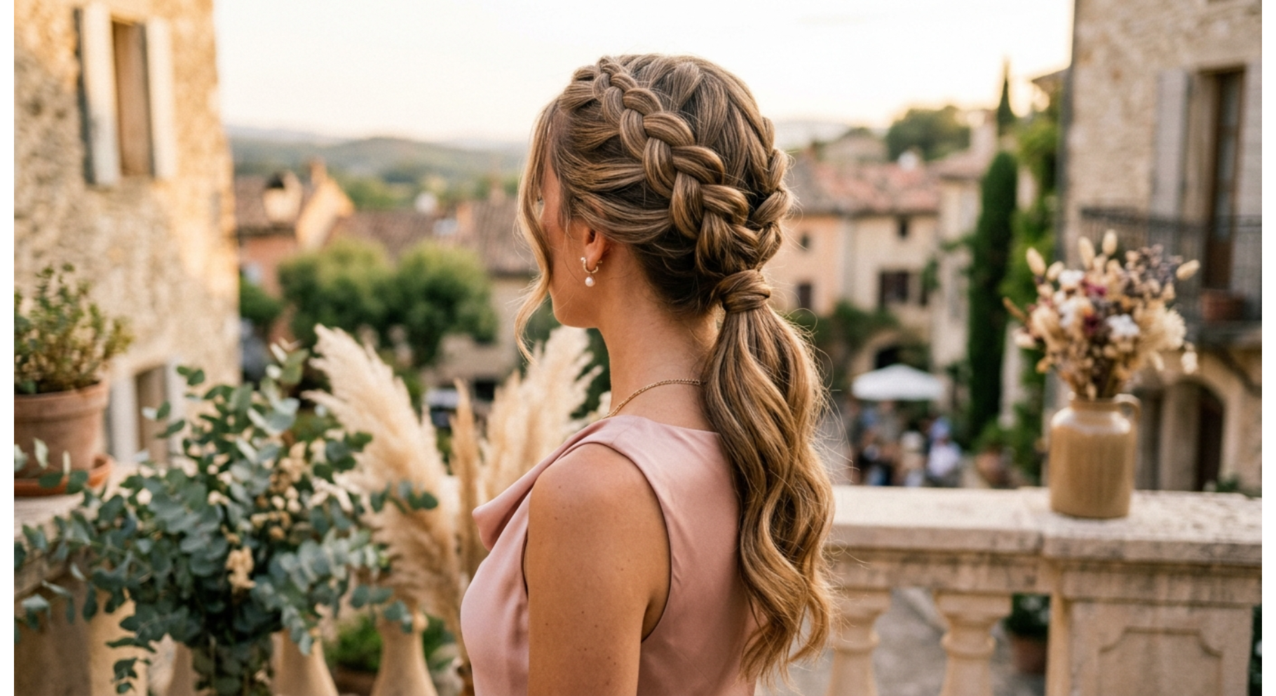 Braided Low Ponytail