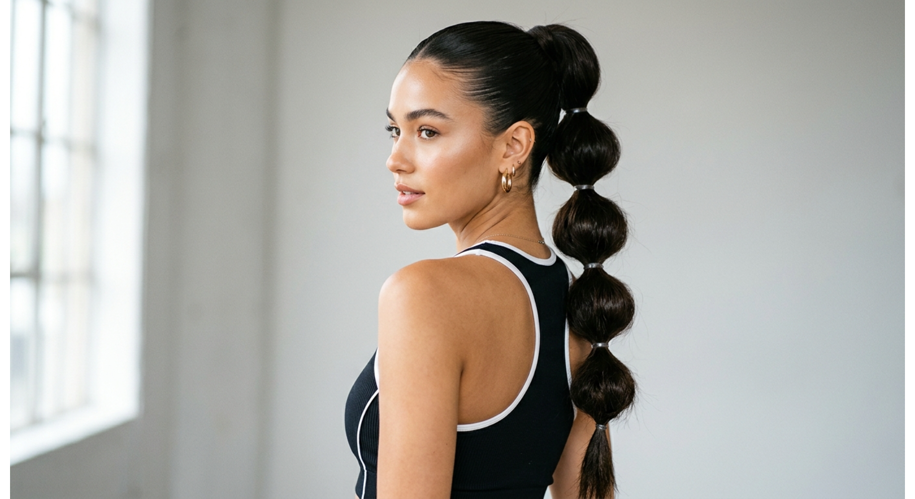 Bubble Ponytail with Volume