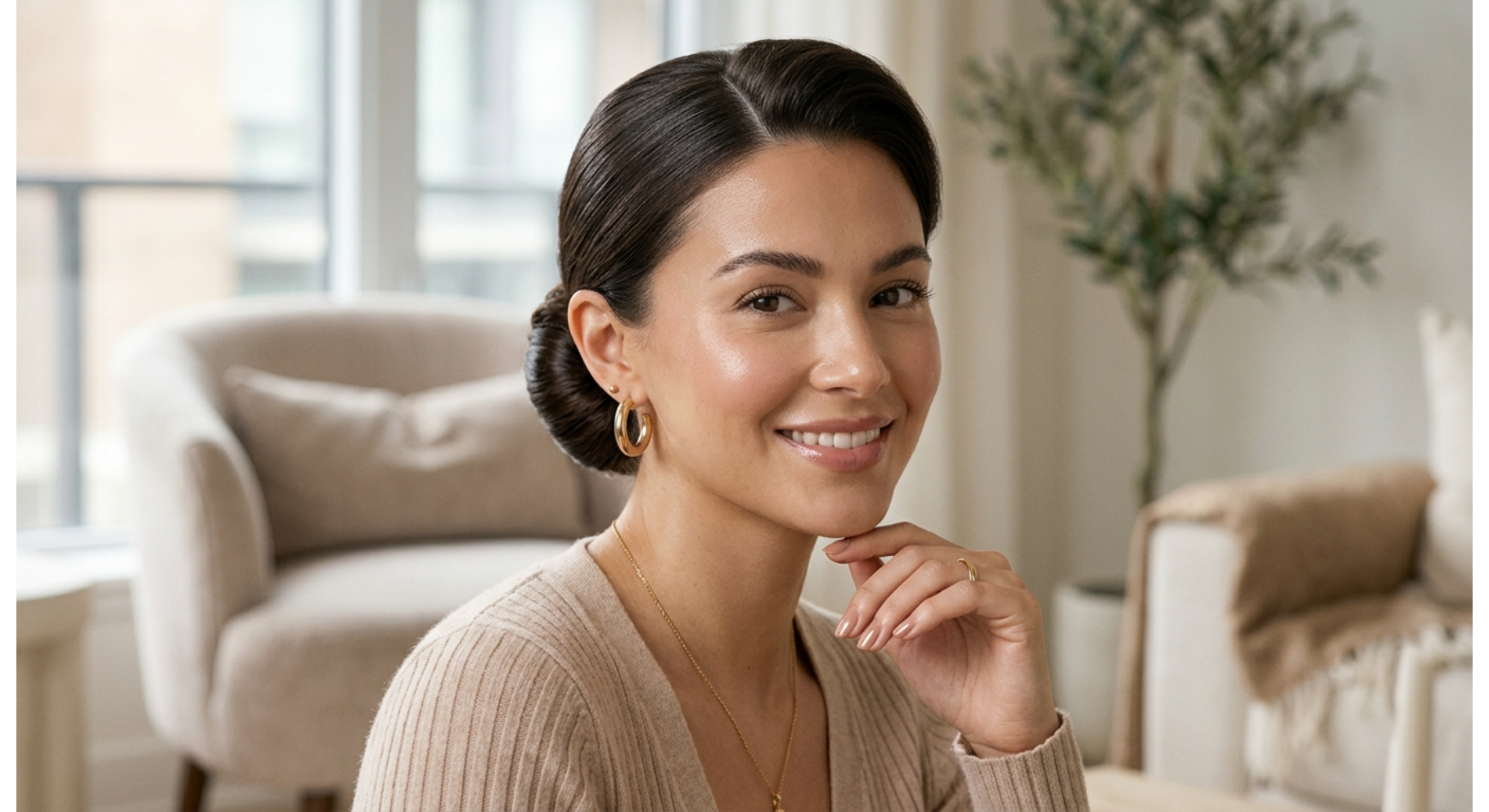 Classic Sleek Low Bun