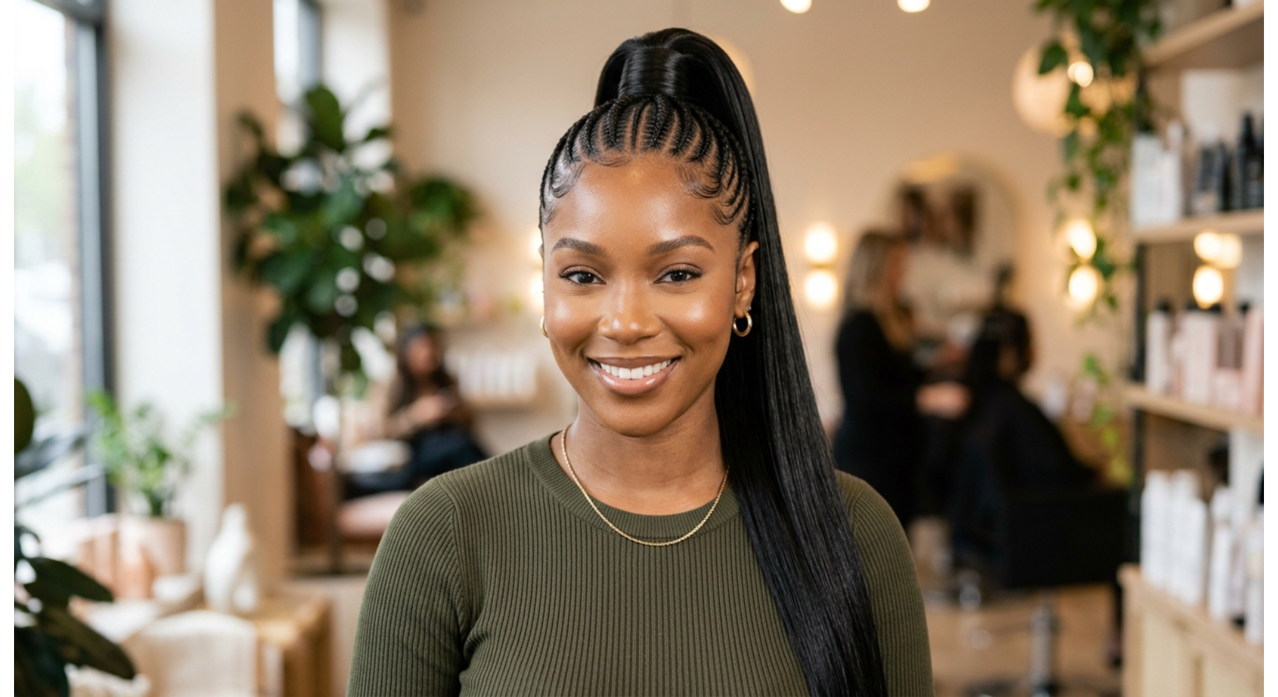 Cornrow Ponytail