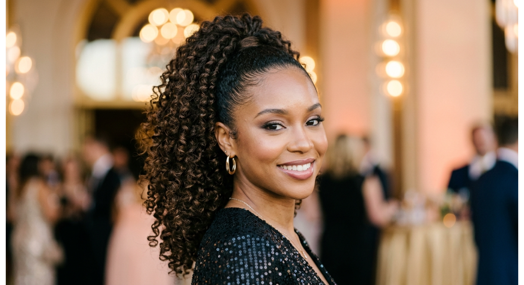 Curly High Ponytail