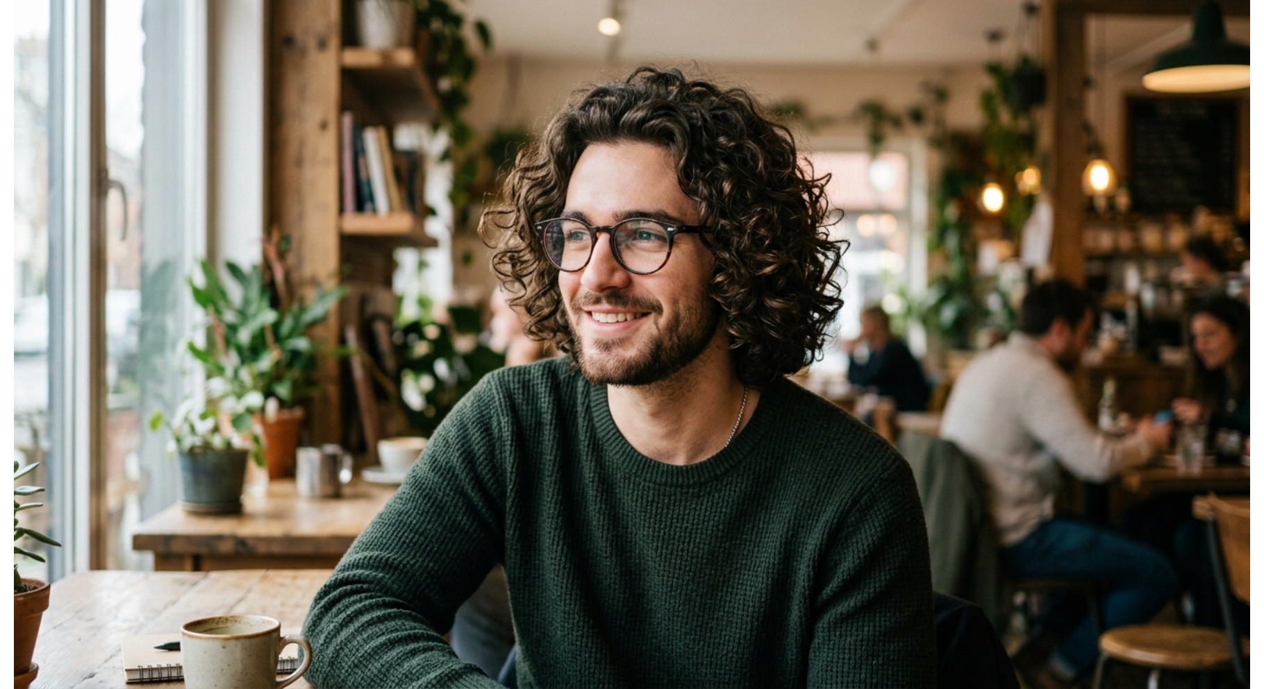 Curly Medium Length Style