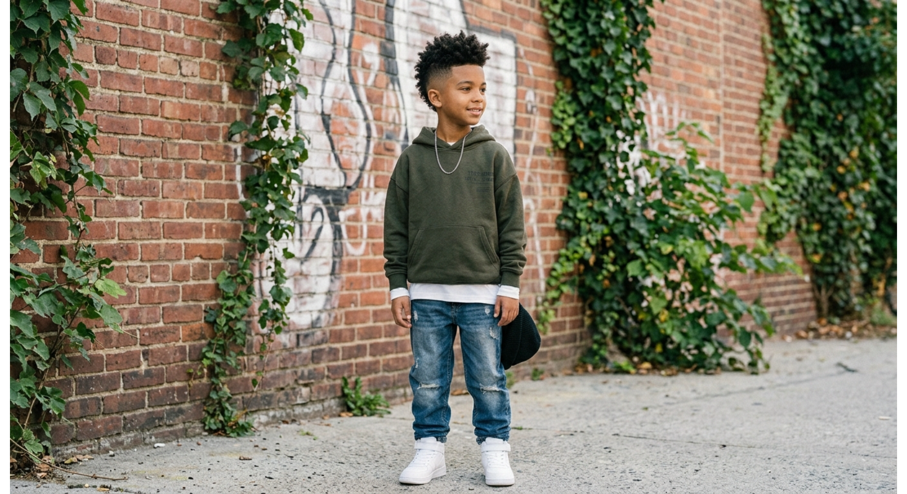 Curly Mohawk Fade