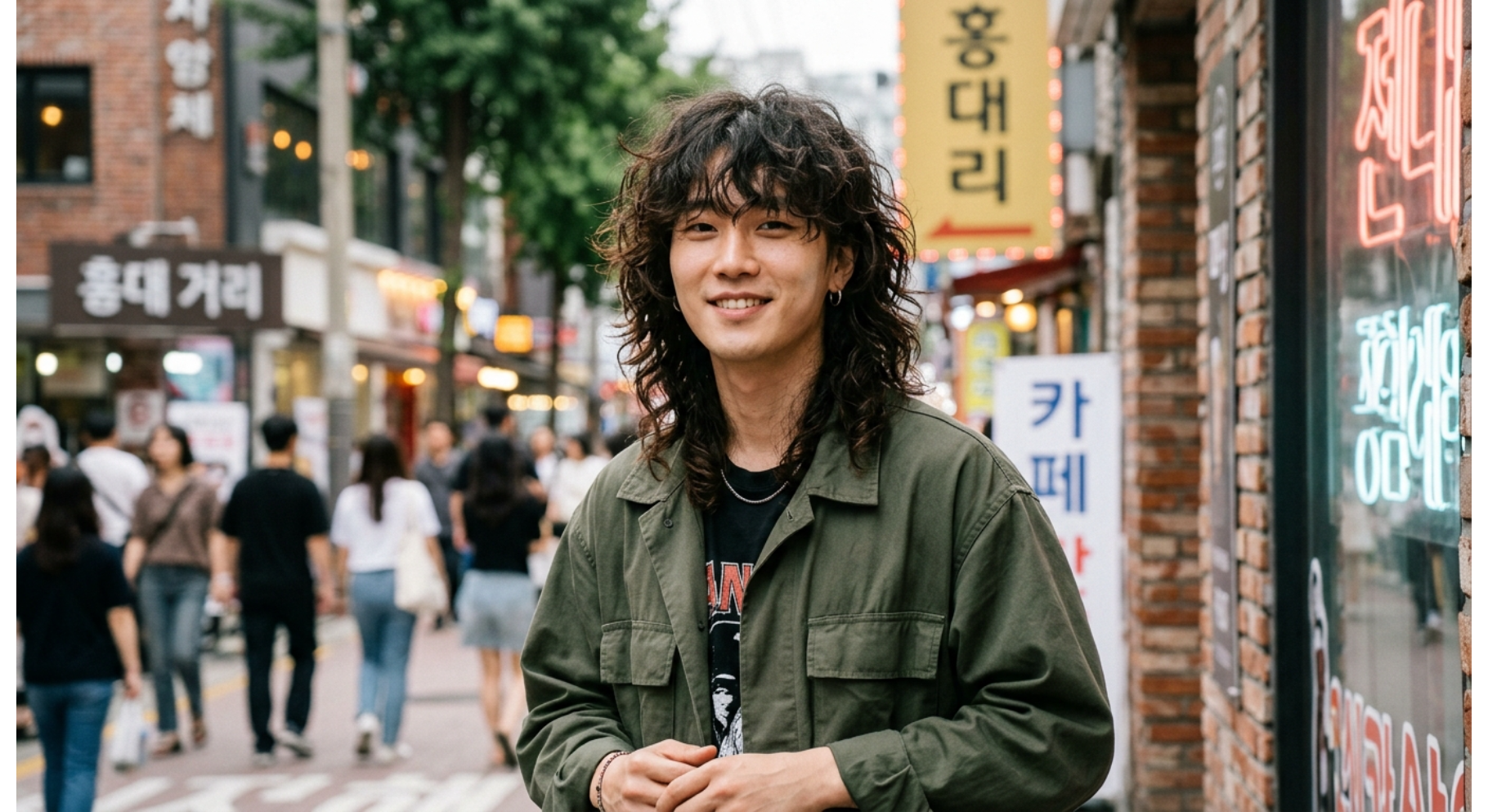 Curly Wolf Cut for Men