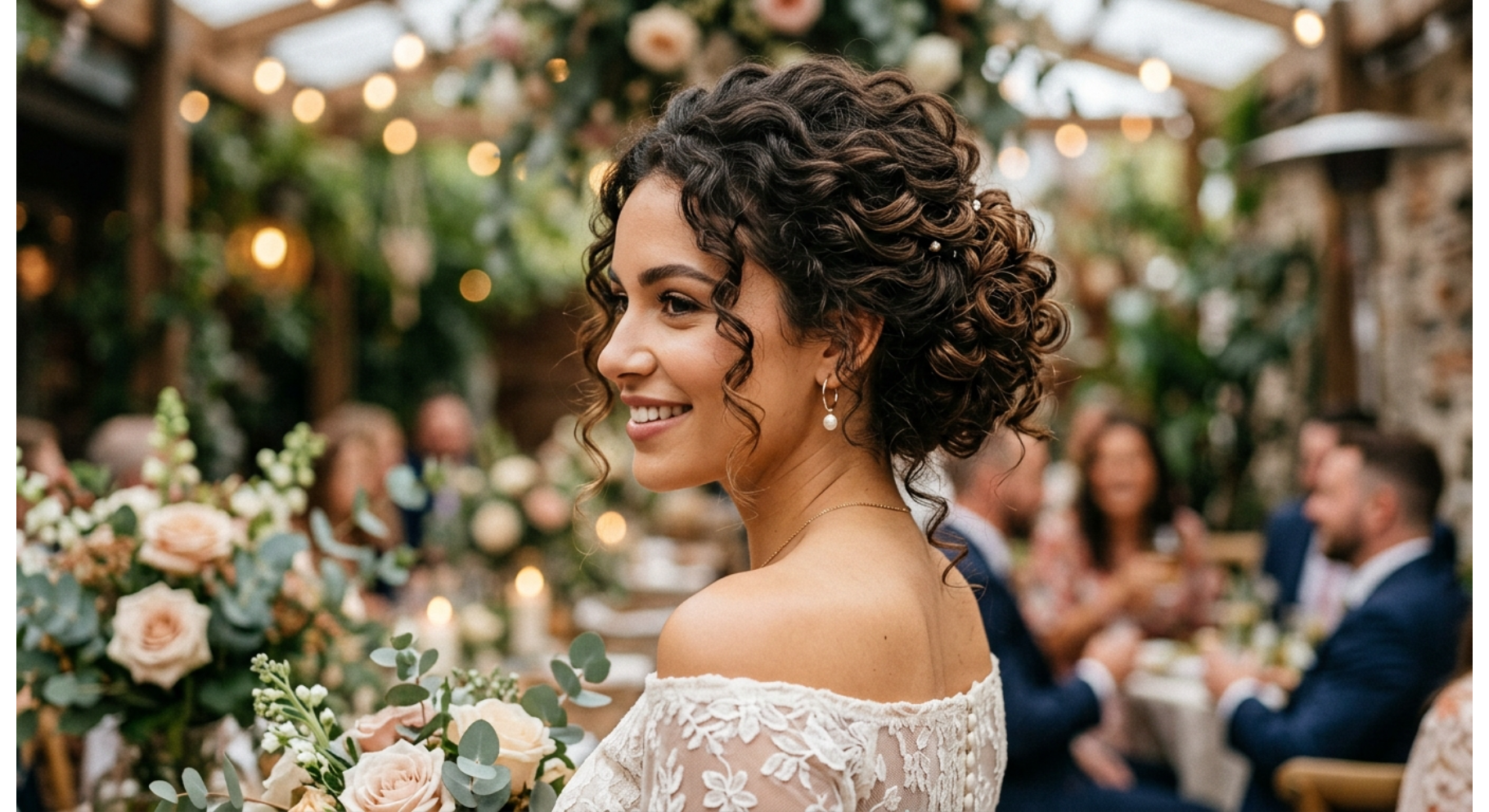 Defined Curl Updo