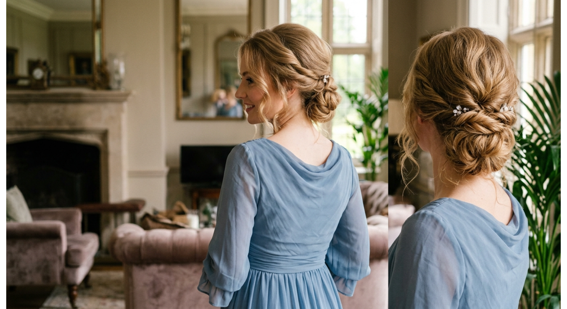 Double Twist Low Bun