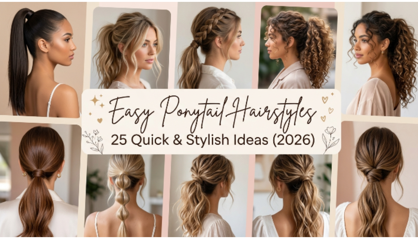 Easy Ponytail Hairstyles