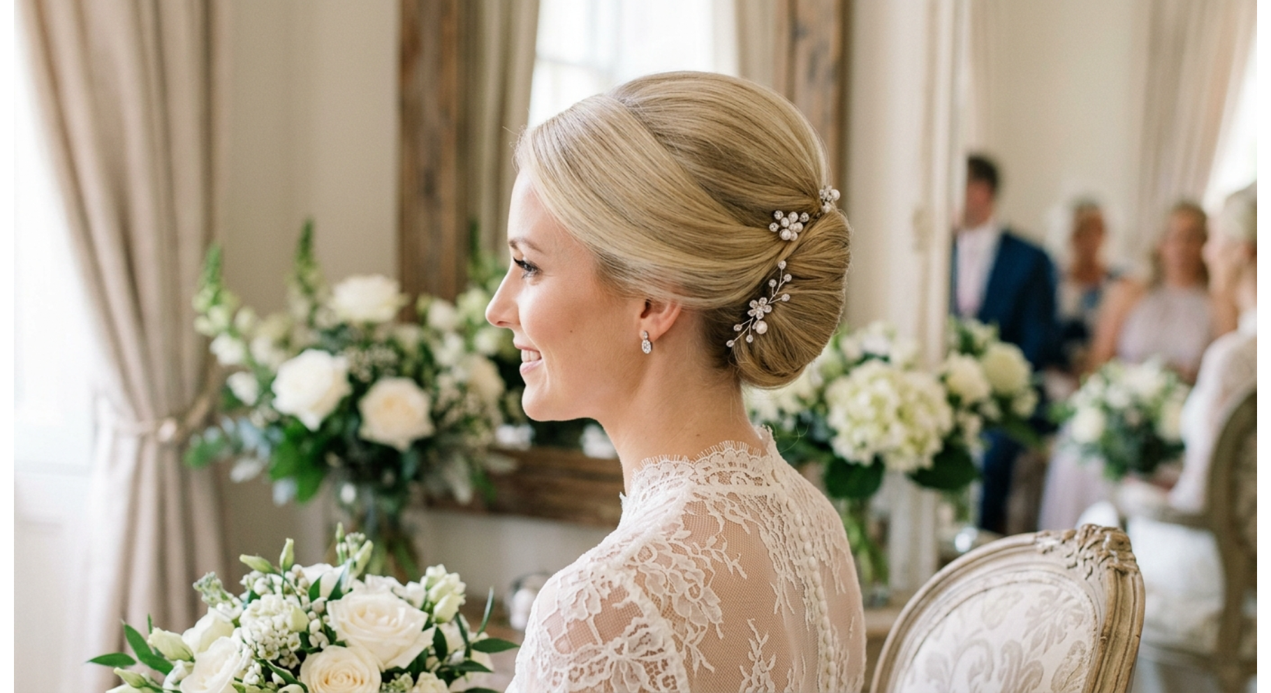 French Roll Updo