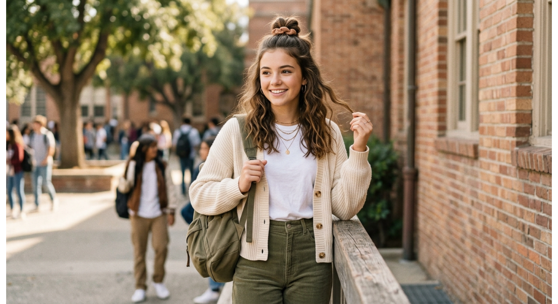 Half-Up Mini Bun