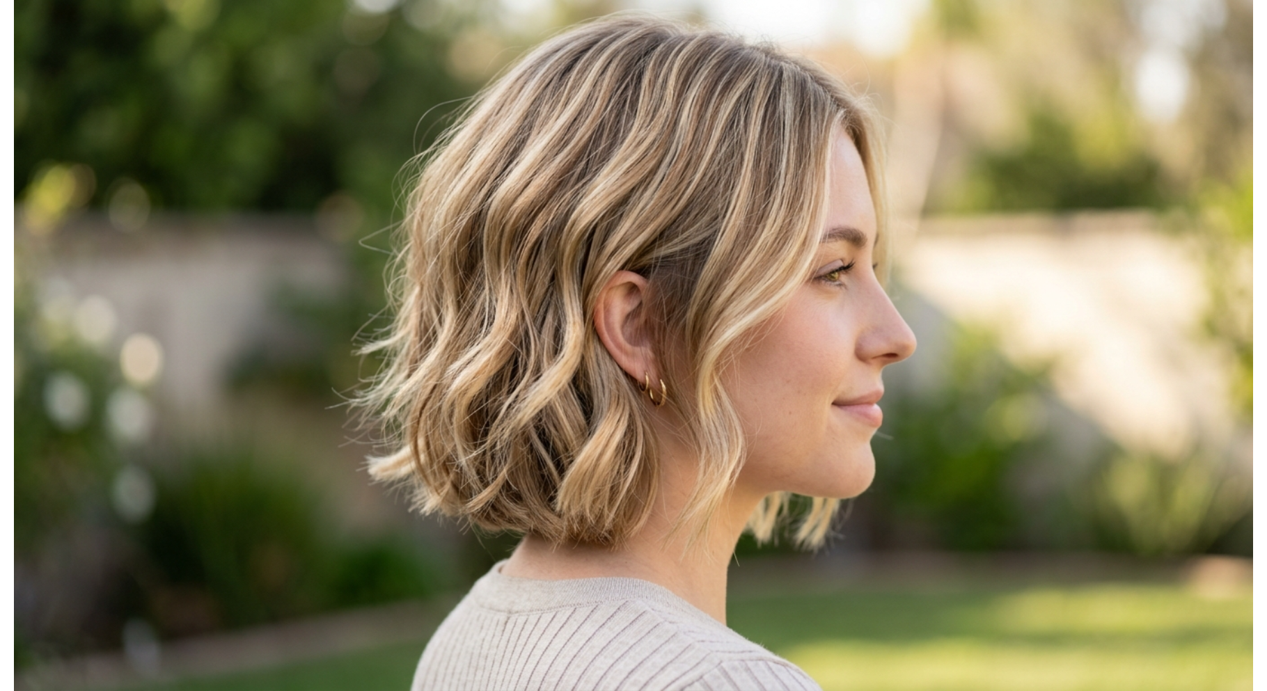 Highlighted Textured Bob
