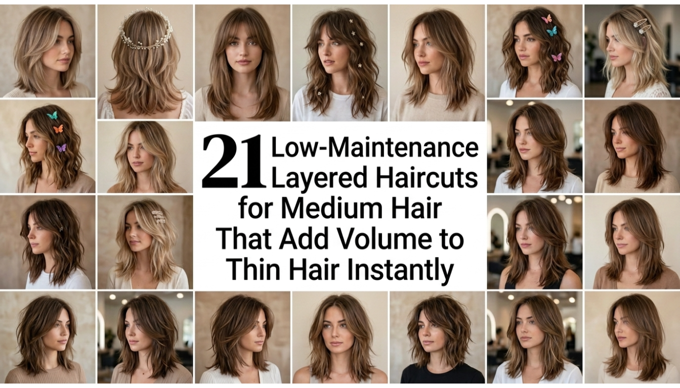 Layered Haircuts for Medium Hair