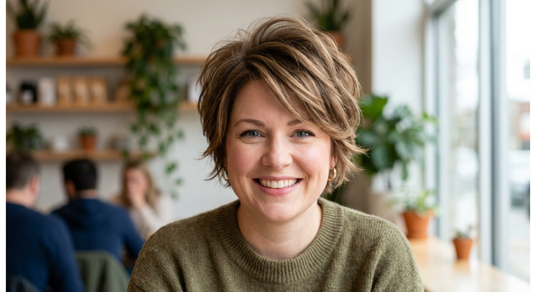 Layered Pixie with Crown Volume