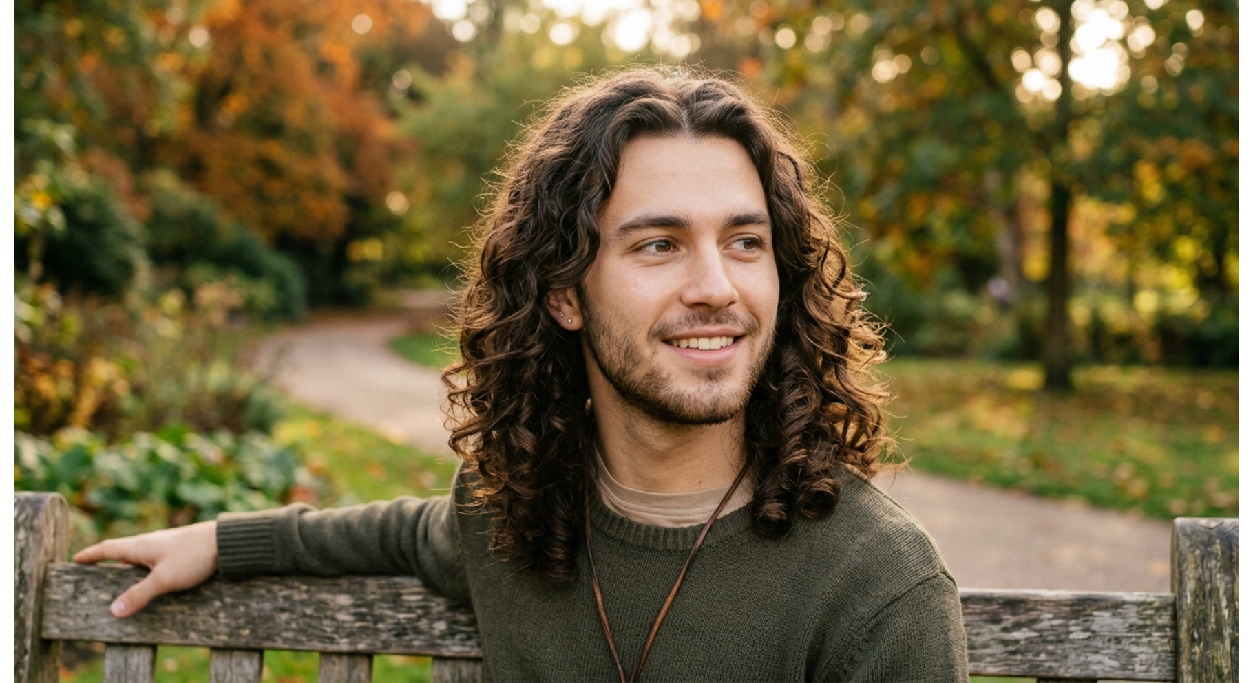 Long Curly Curtain Style