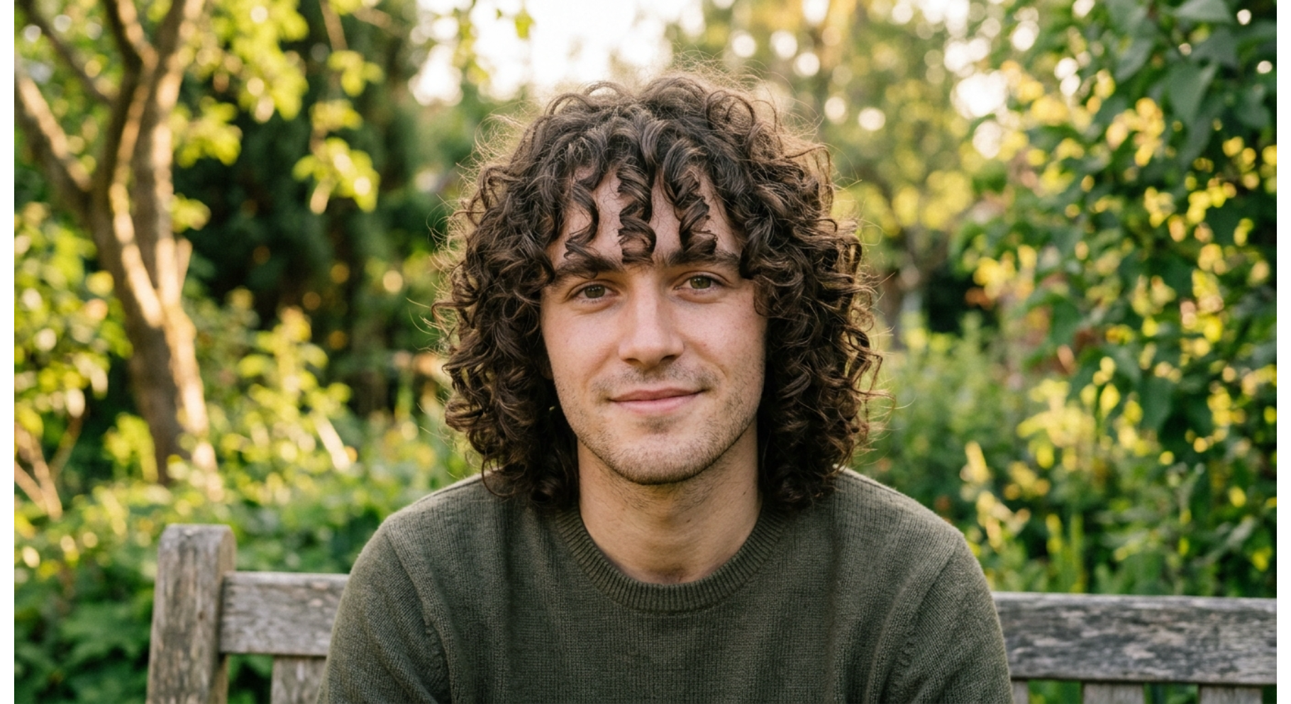 Long Curly Fringe Cut
