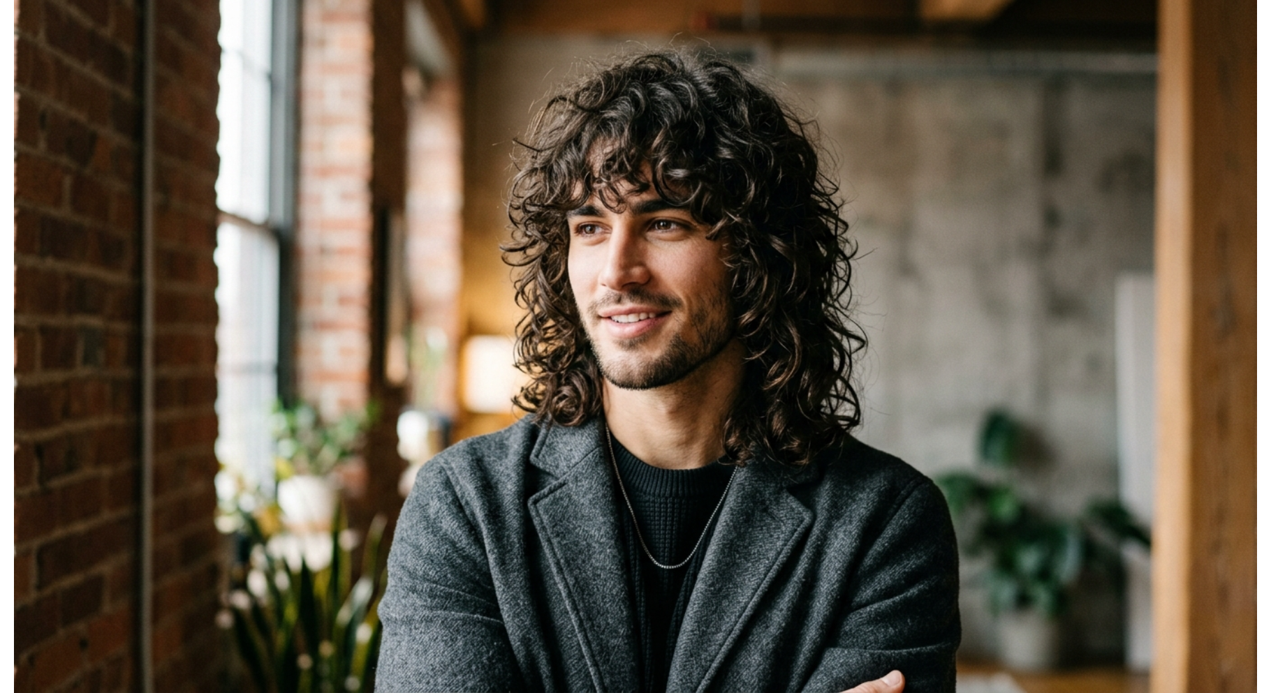 Long Curly Shag Cut