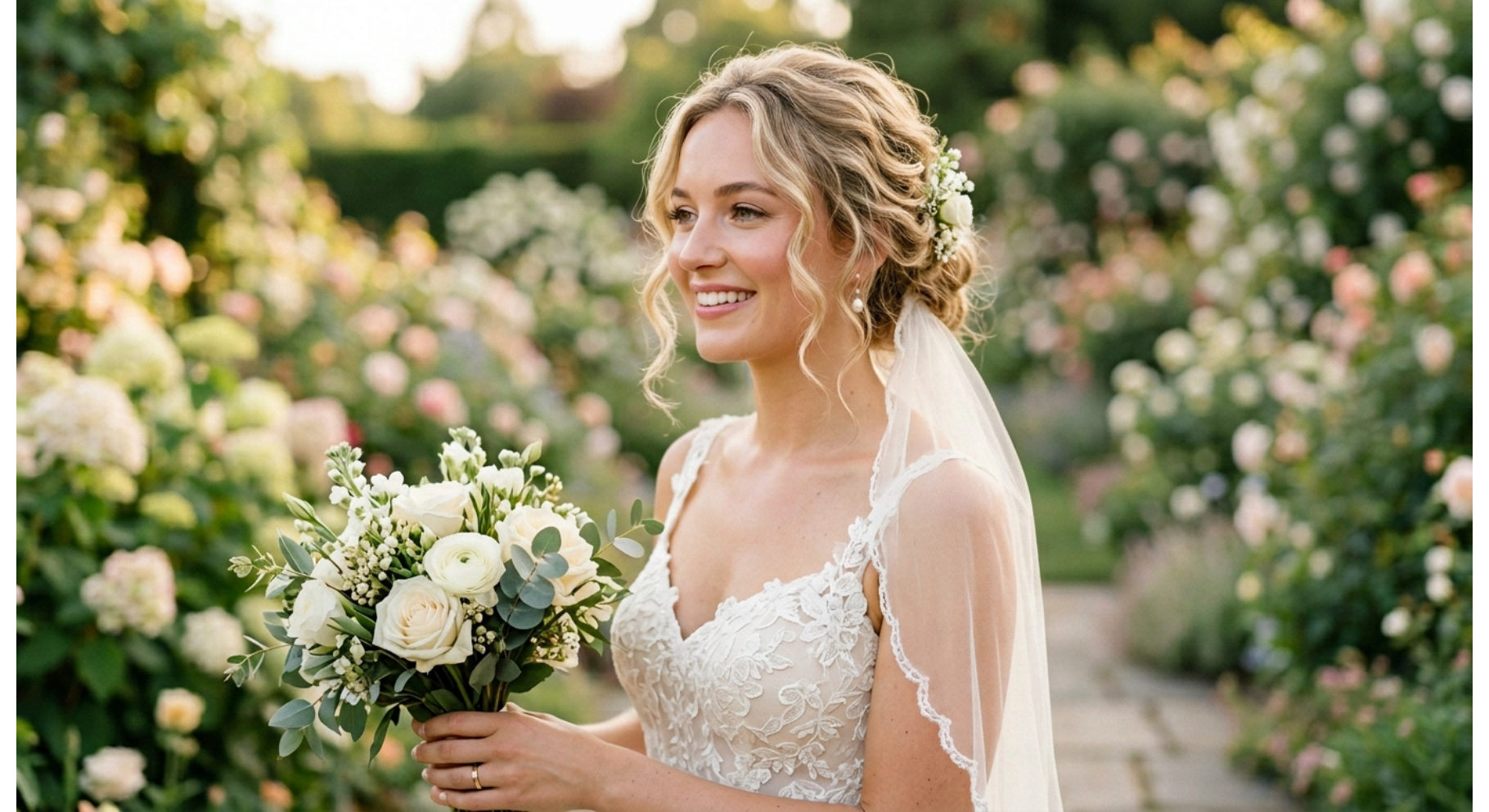 Loose Curl Updo