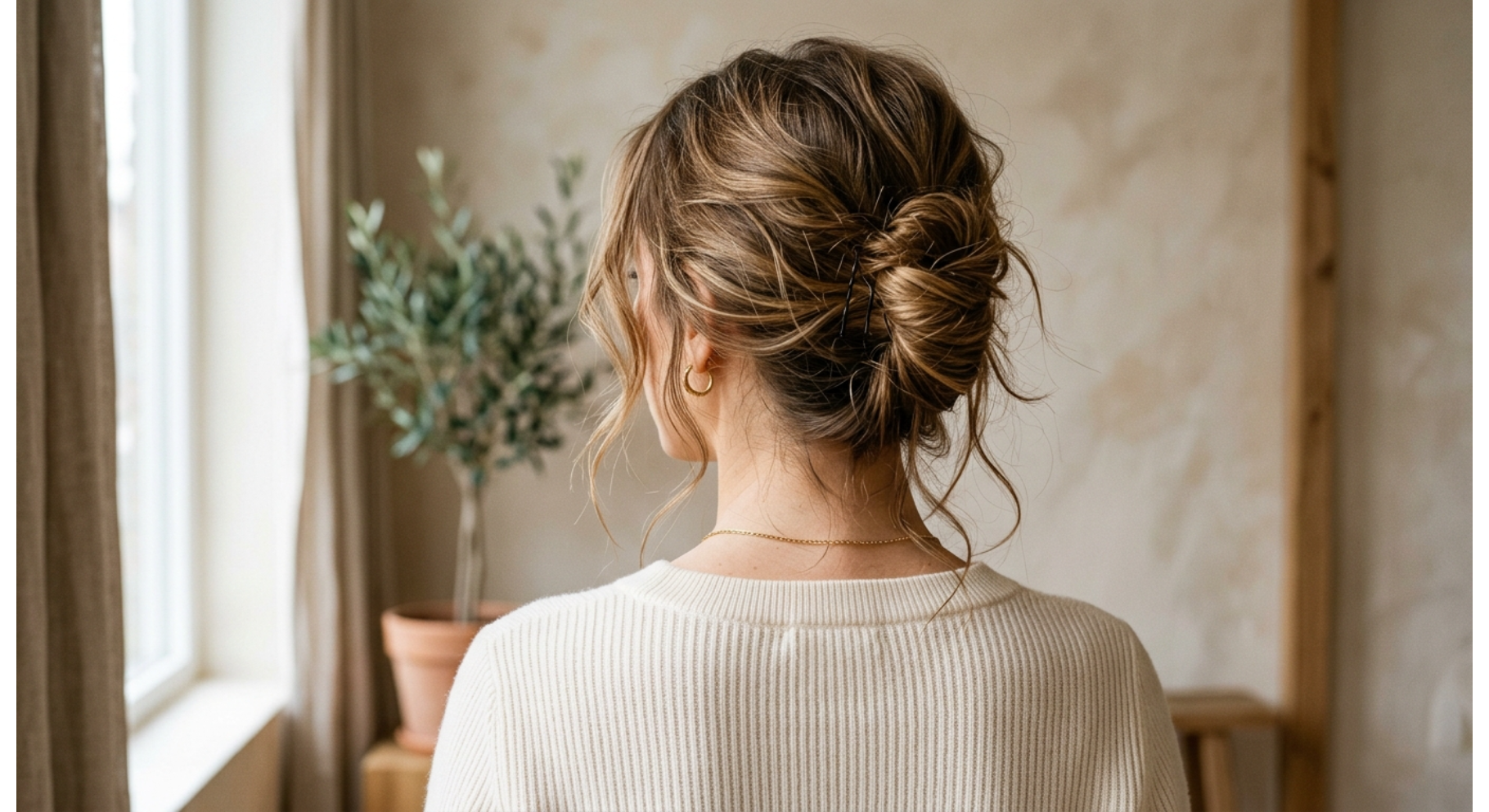 Loose French Twist Updo