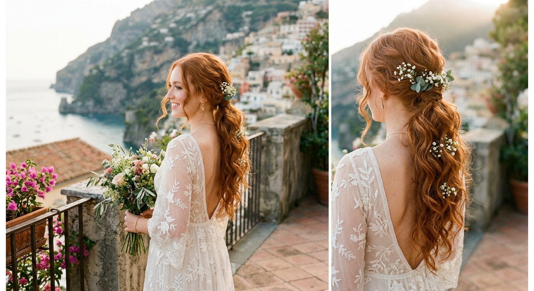 Loose Romantic Ponytail