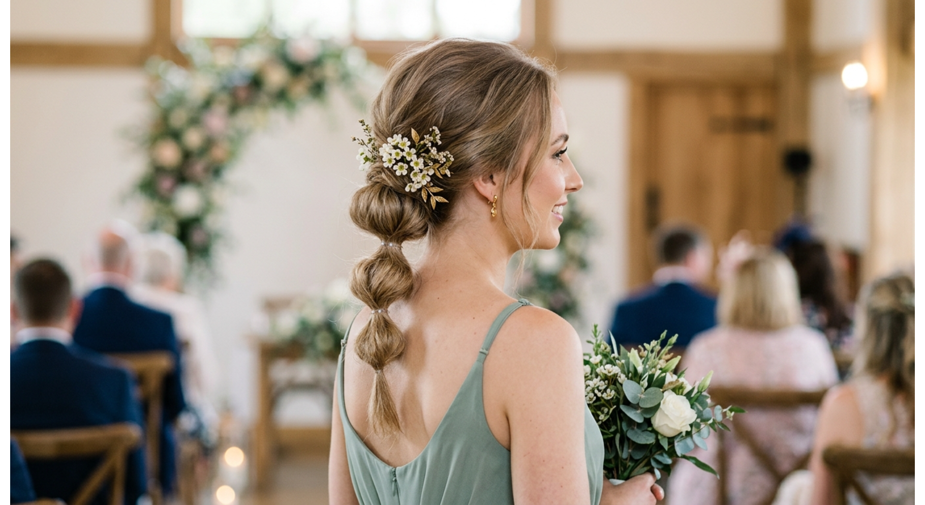 Low Bubble Updo
