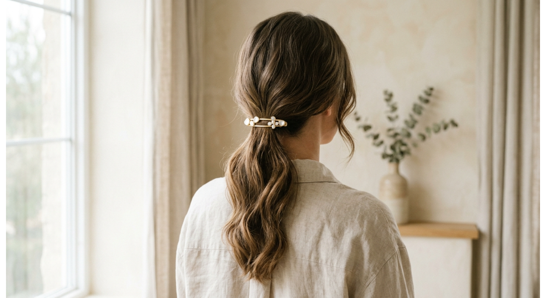 Low Ponytail with Clip