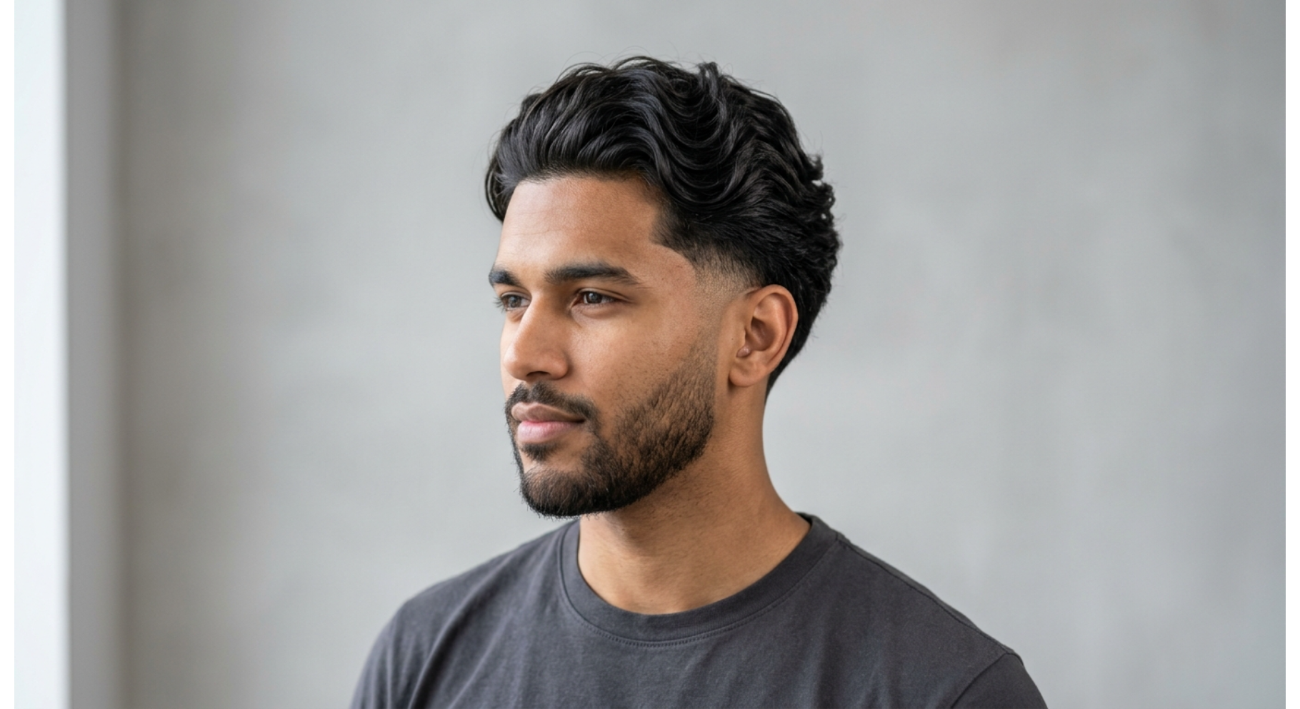 Low Taper Fade with Texture