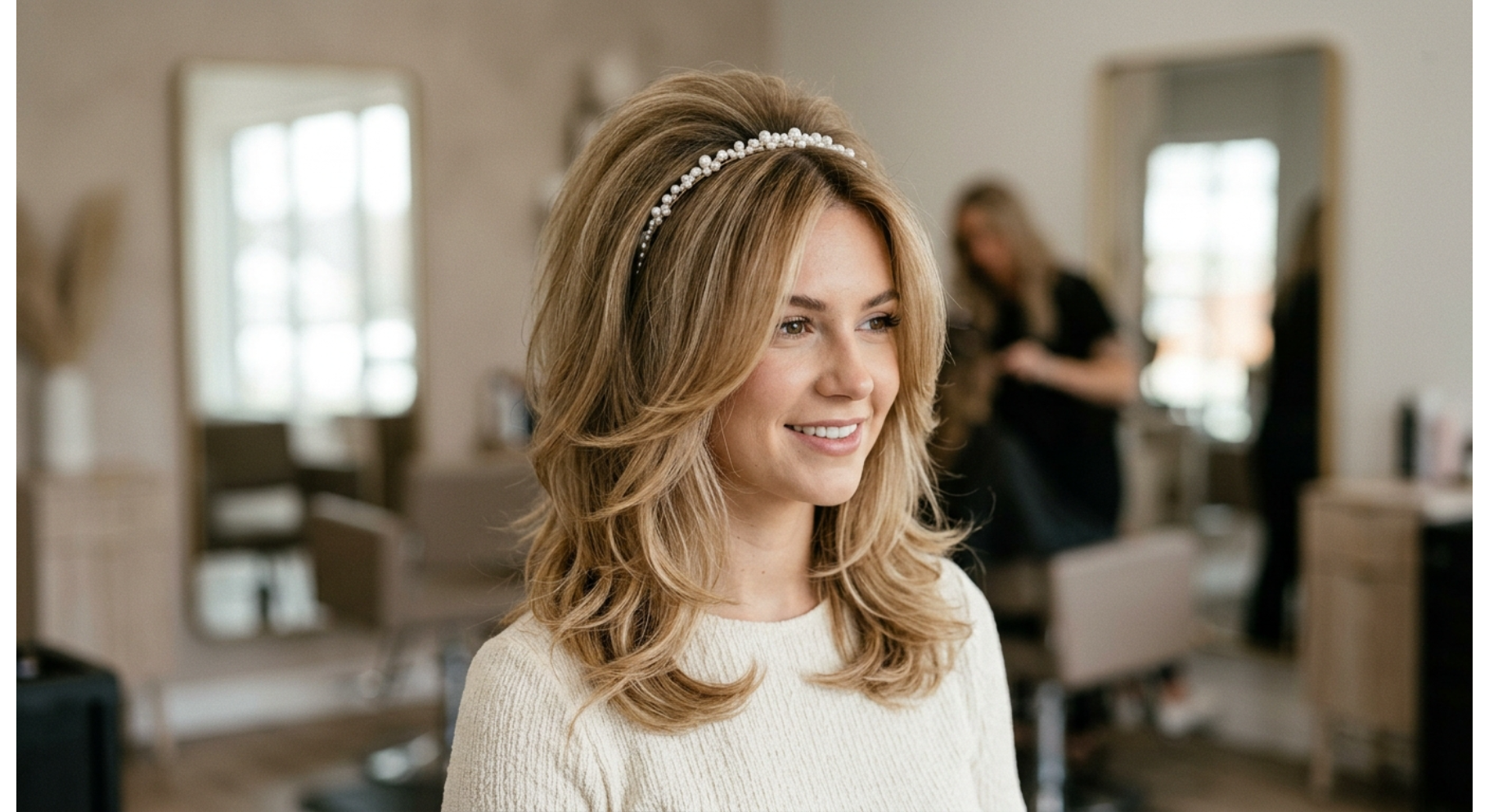 Medium Layered Cut with Root Lift Focus