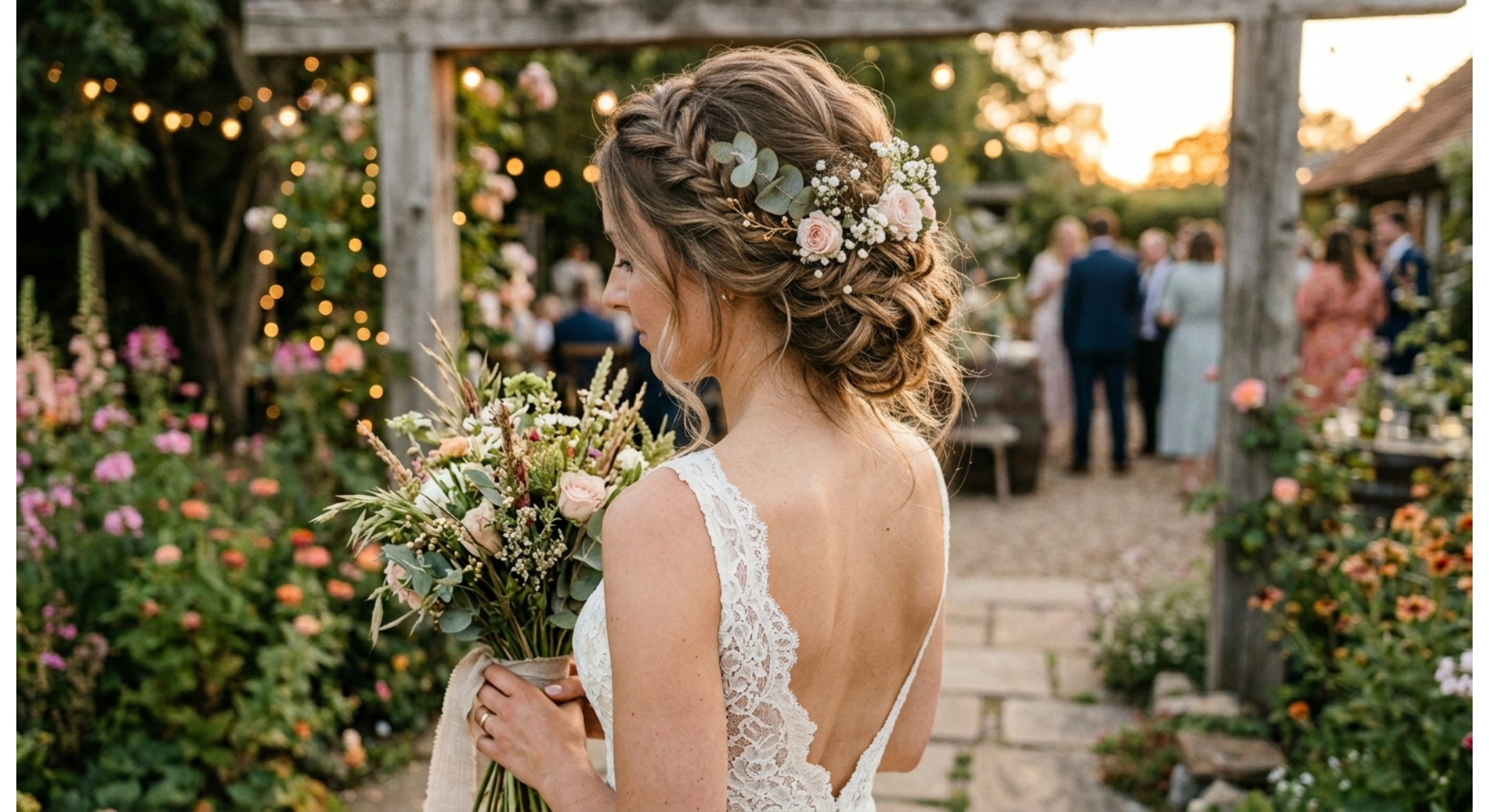 Messy Braided Updo