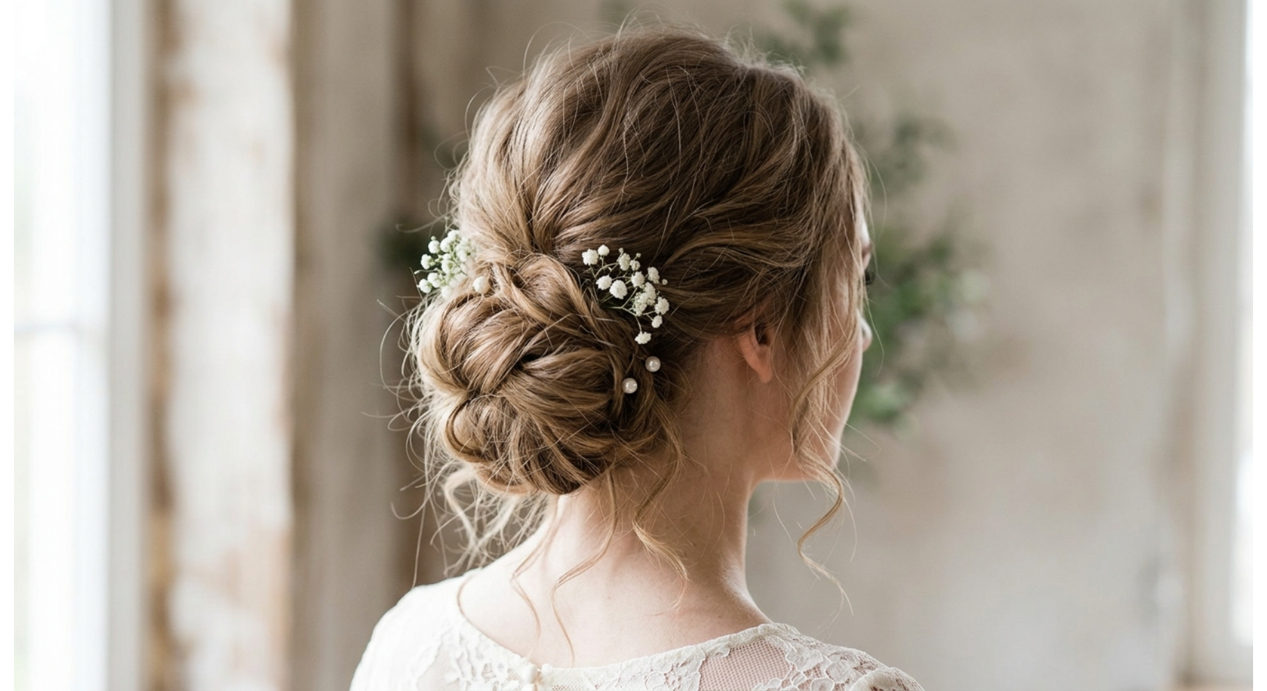 Messy Chignon with Volume