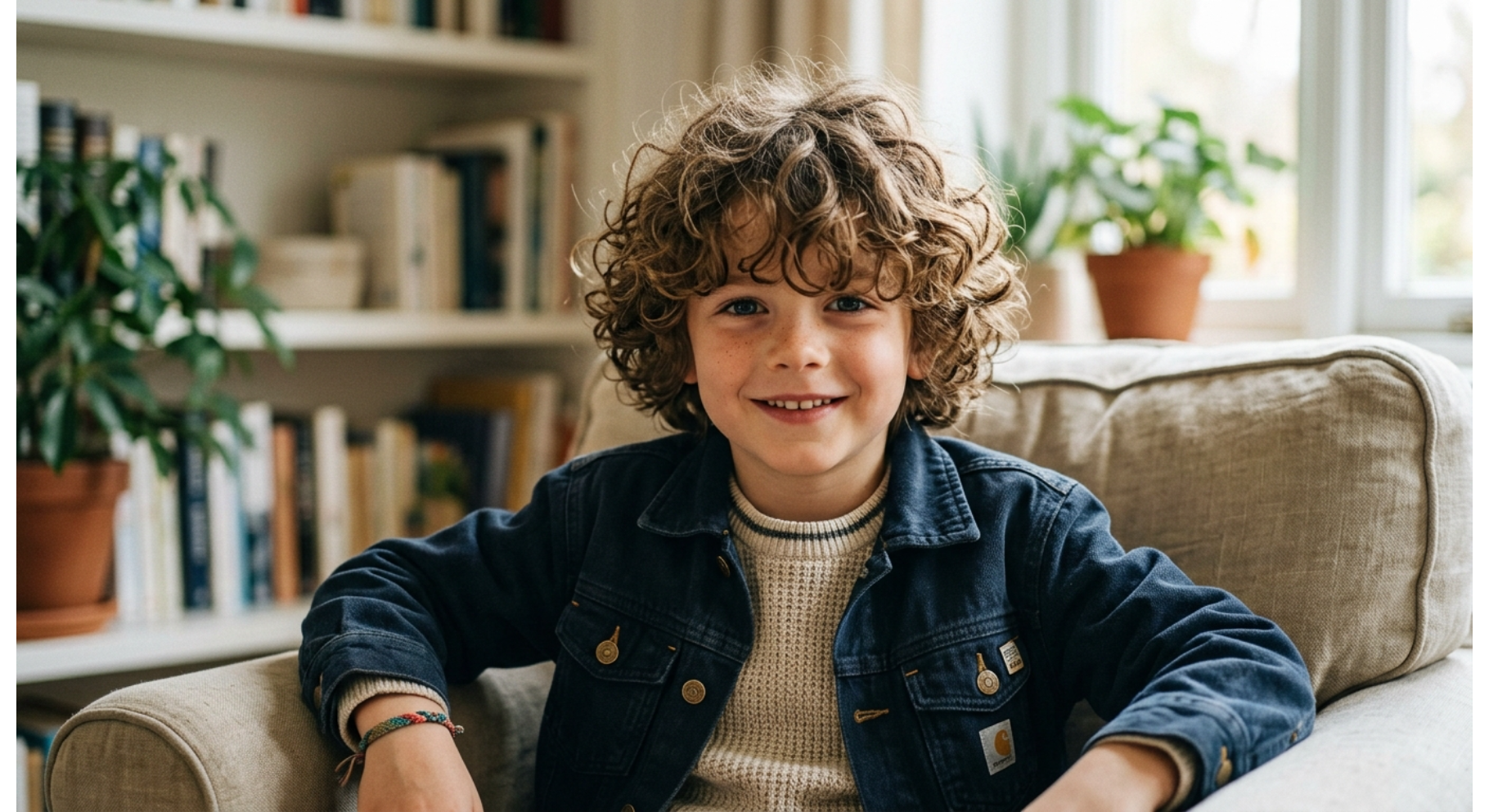 Messy Curly Fringe