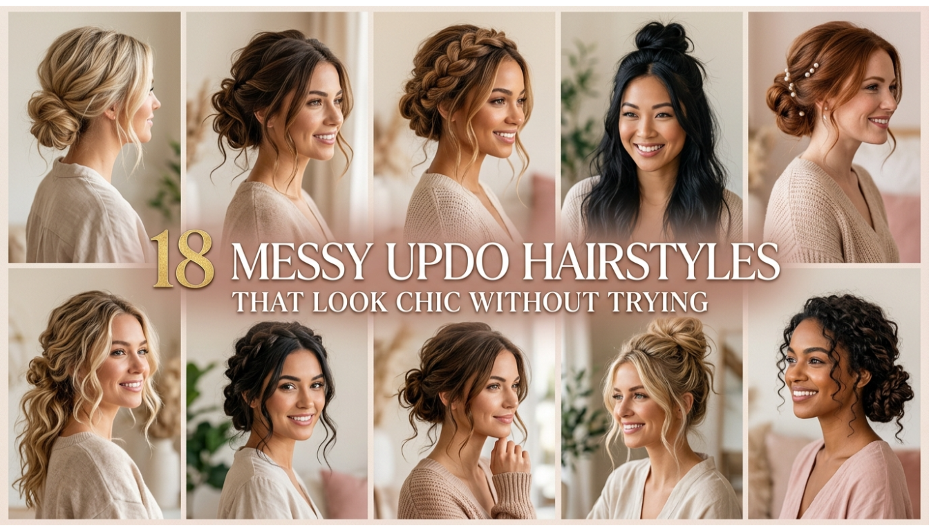 Messy Updo Hairstyles