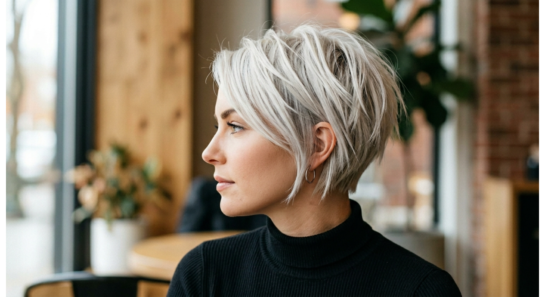 Piecey Platinum Inverted Bob