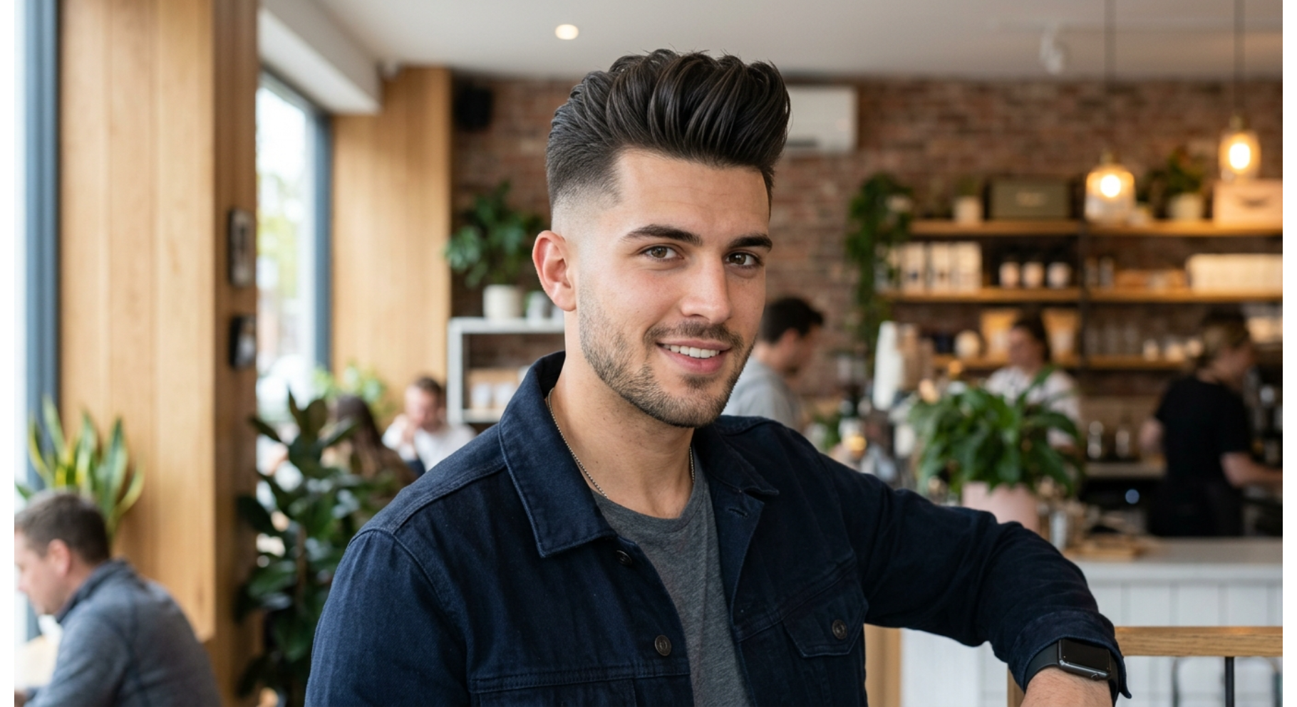 Quiff for Round Faces