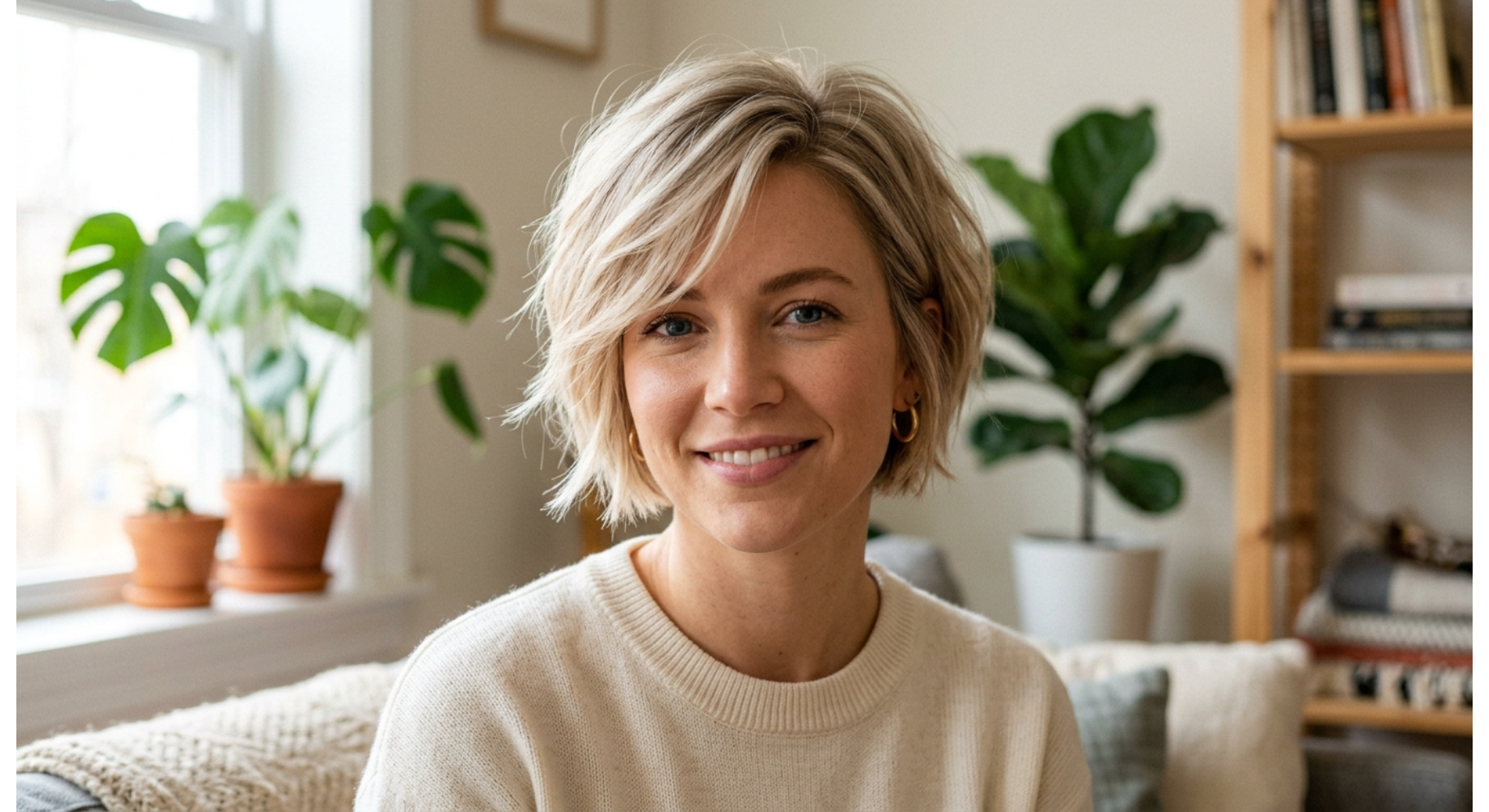 Short Layered Cut for Fine Hair