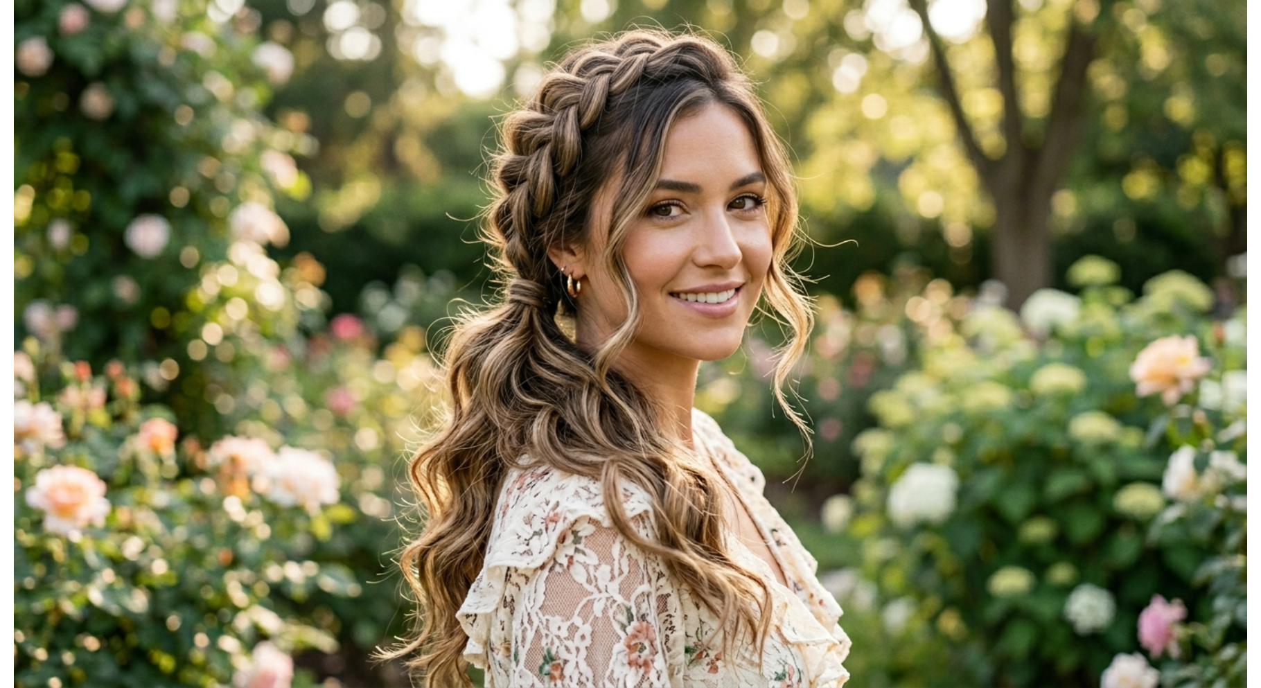 Side Braided Ponytail