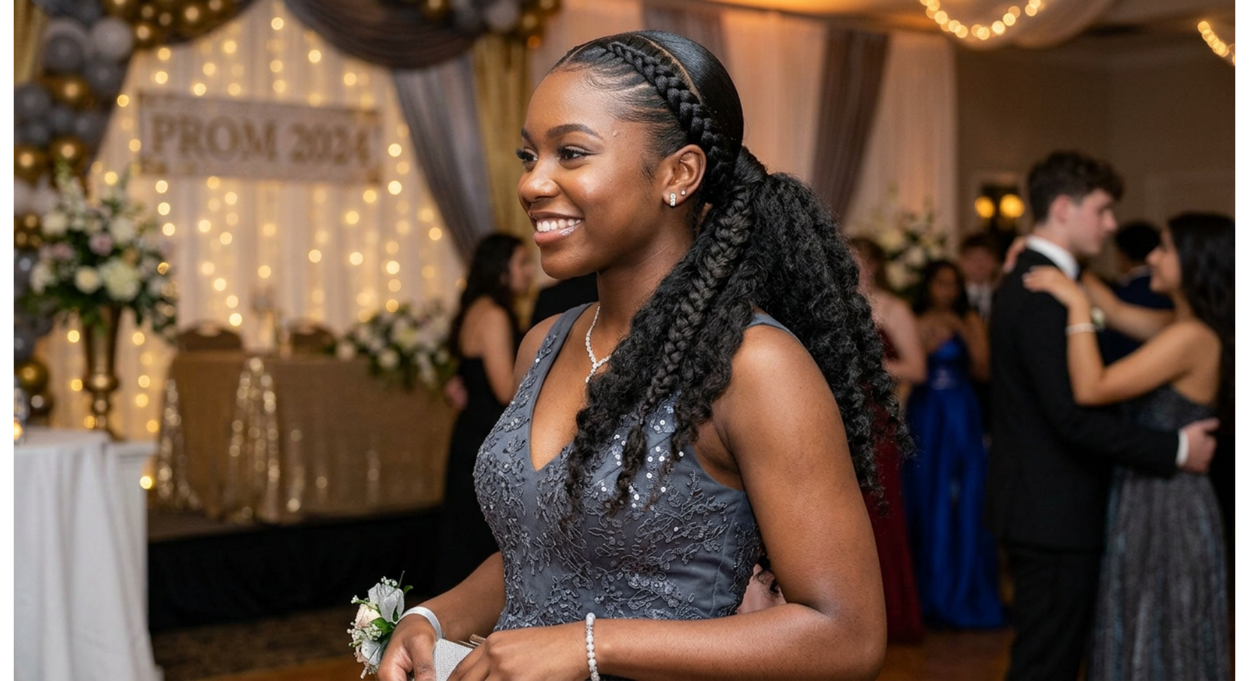 Side Braided Ponytail