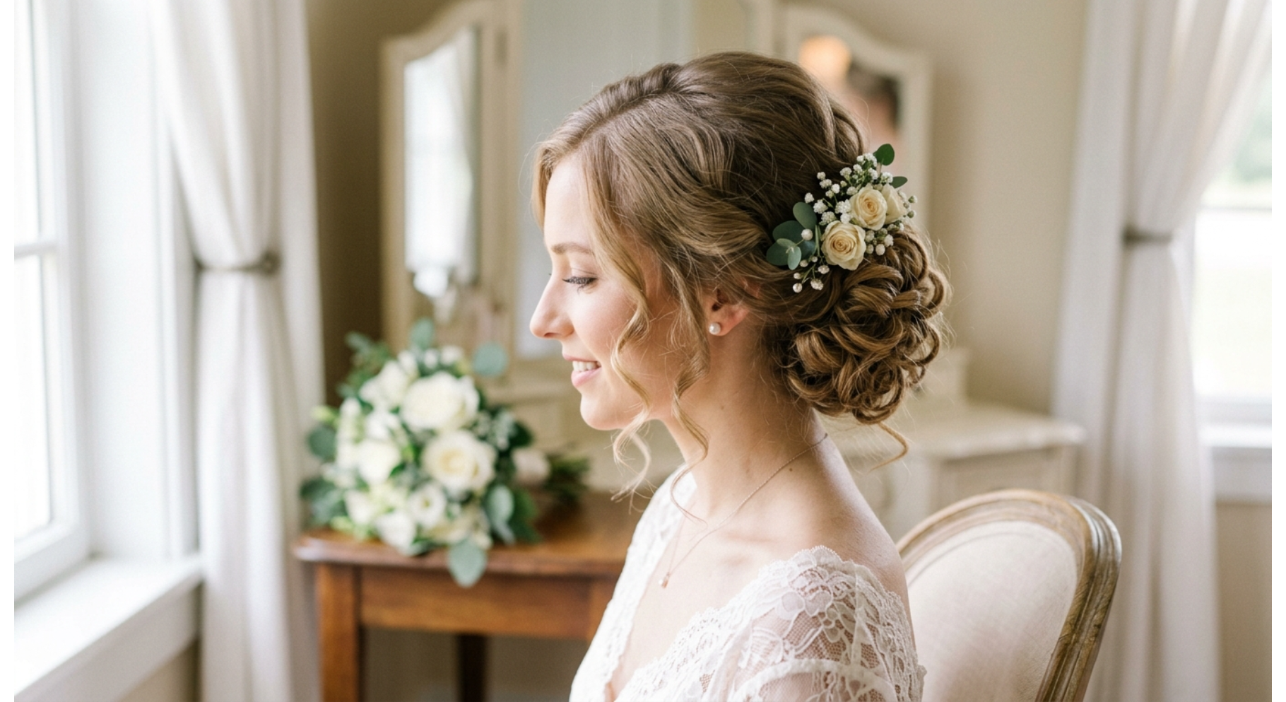 Side Swept Bun