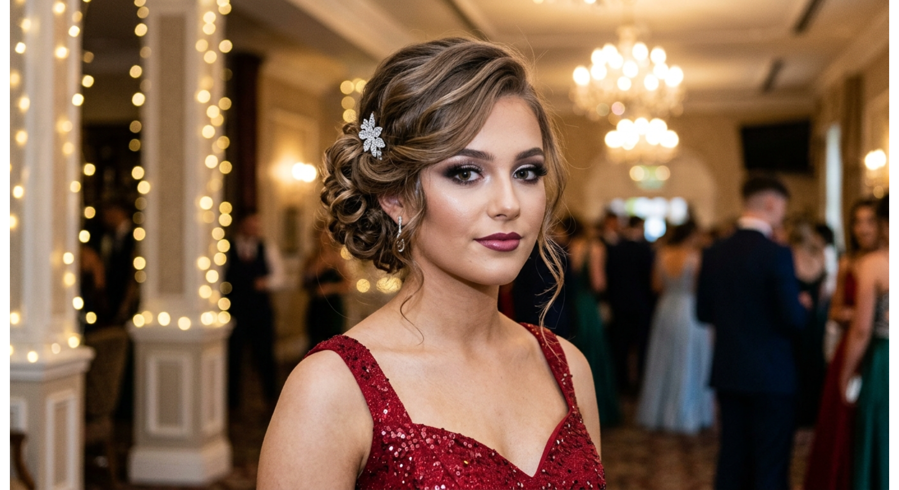 Side Swept Updo