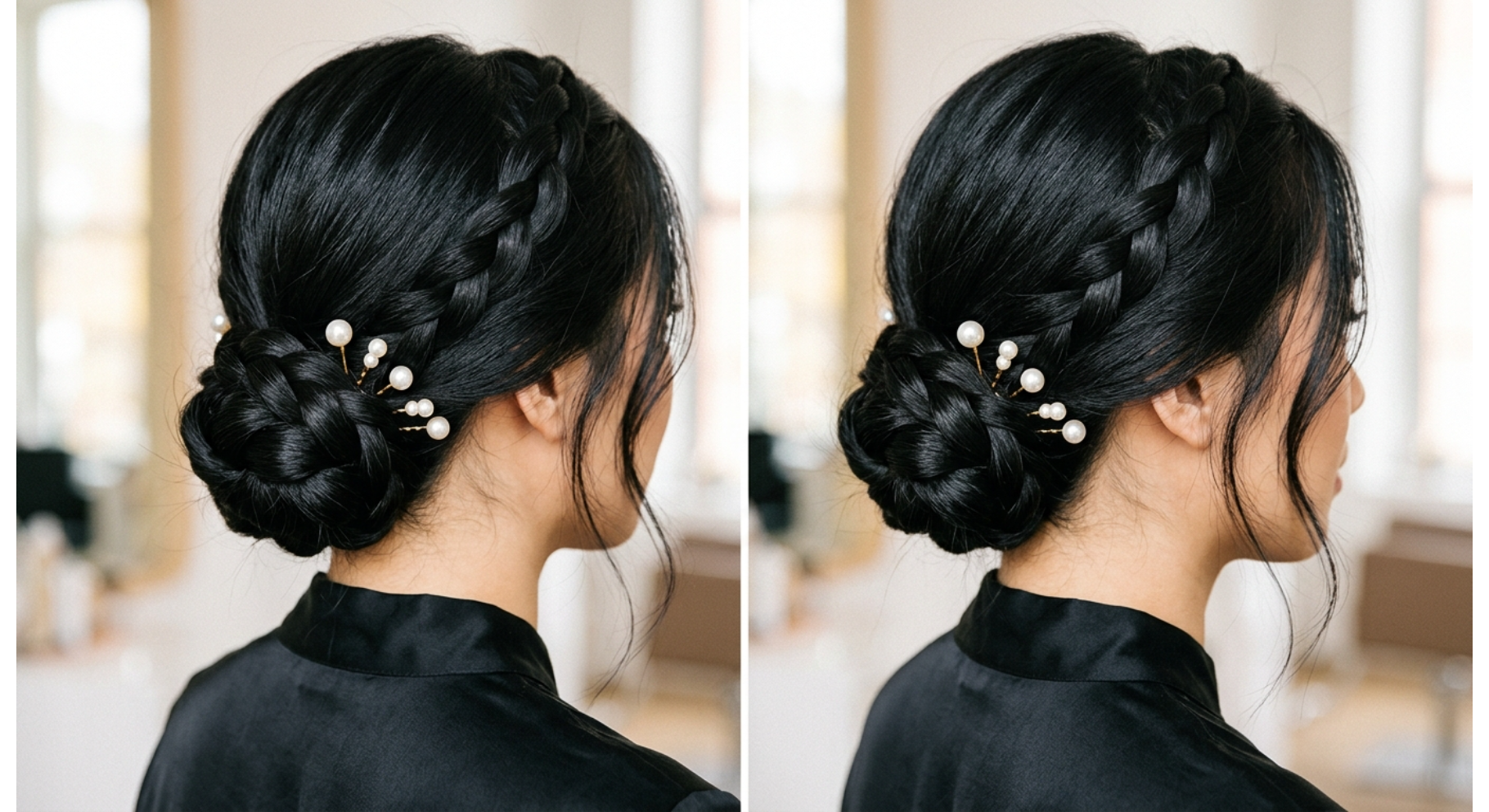 Sleek Braided Bun