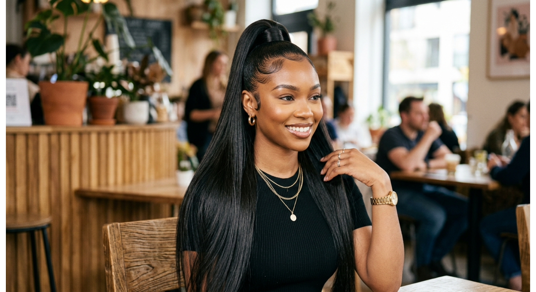Sleek High Ponytail