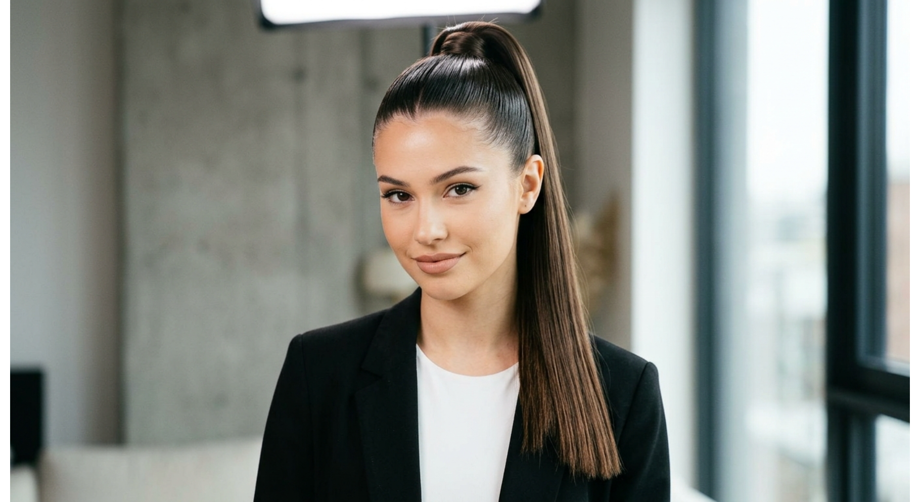 Sleek High Ponytail