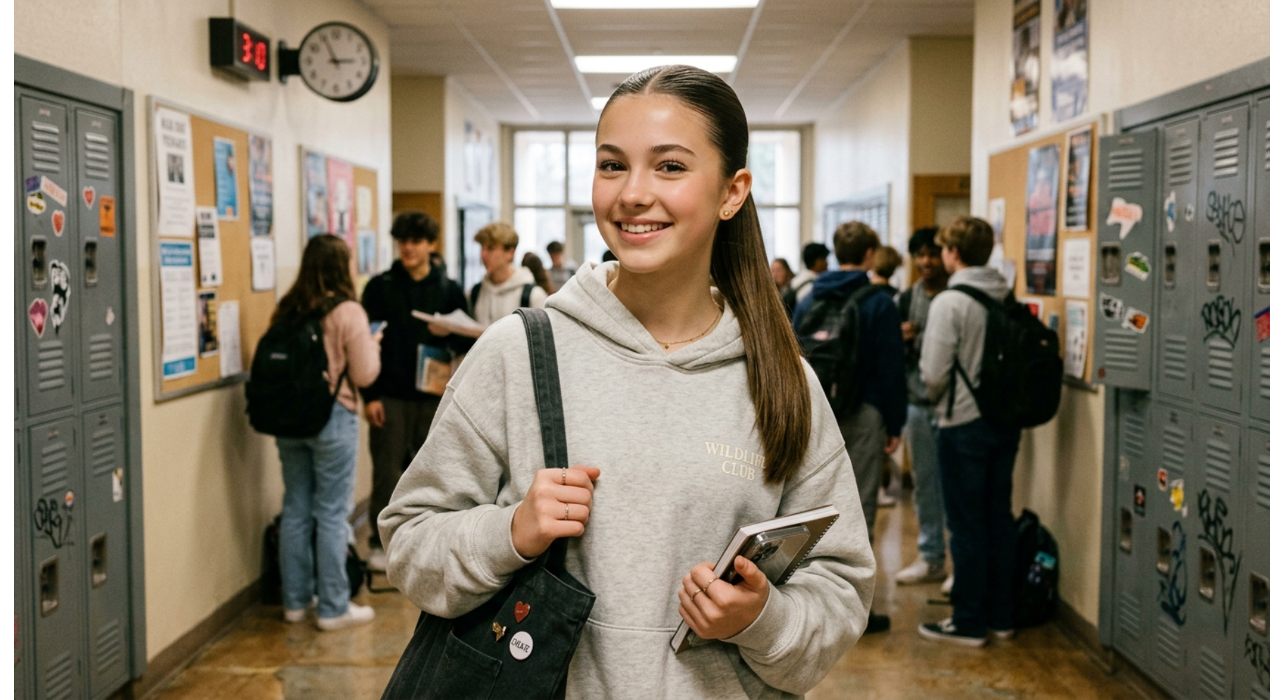Sleek School Ponytail