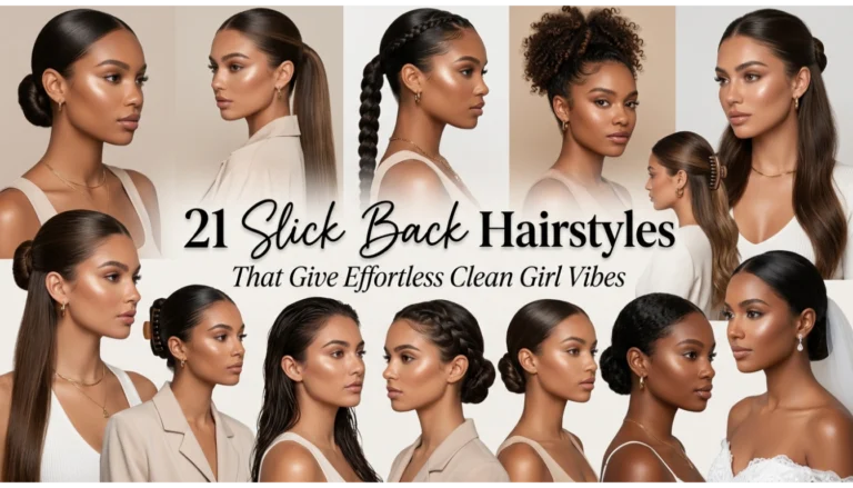 Slick Back Hairstyles