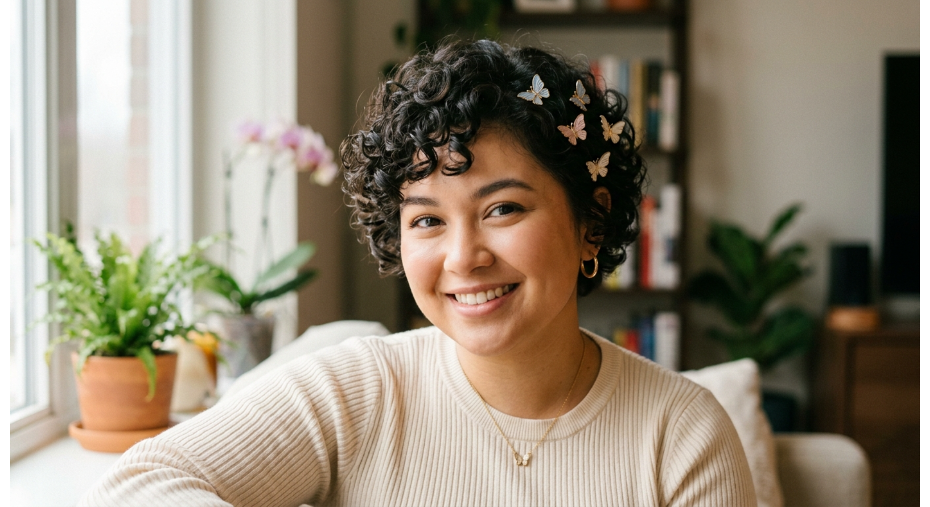 Soft Curly Pixie