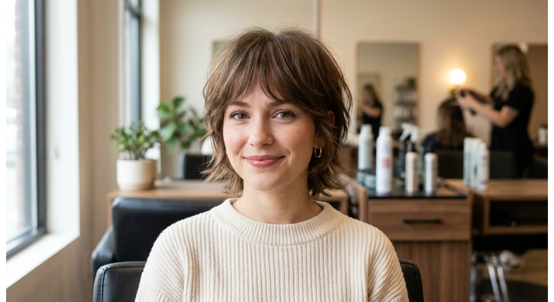 Soft Feathered Shag with Wispy Bangs