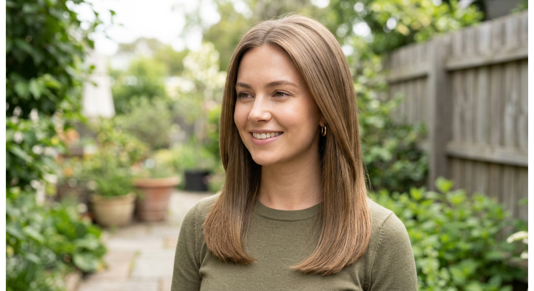 Straight Hair Smooth Crown Volume